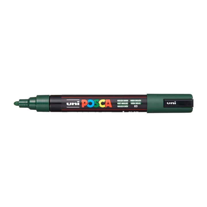 Marker UNI POSCA PC-5M 1.8 - 2.5 MM – Angol zöld (83)