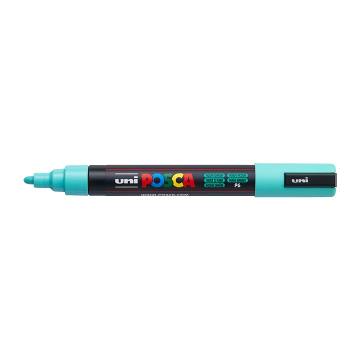 Marker UNI POSCA PC-5M 1.8 - 2.5 MM – ciánkék (P6)