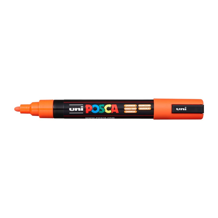 Marker UNI POSCA PC-5M 1.8 - 2.5 MM – narancs (4)