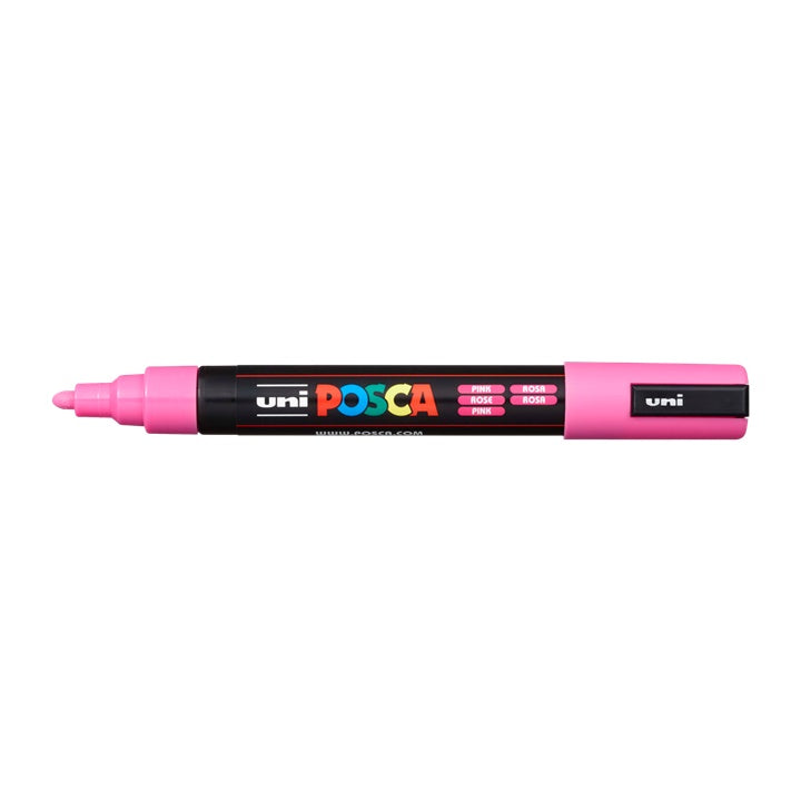 Marker UNI POSCA PC-5M 1.8 - 2.5 MM – rózsaszín (13)