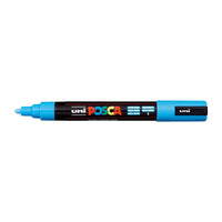 Marker UNI POSCA PC-5M 1.8 - 2.5 MM – világoskék (8)