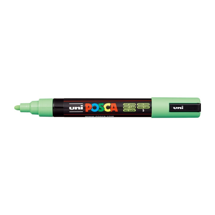 Marker UNI POSCA PC-5M 1.8 - 2.5 MM – világoszöld (5)