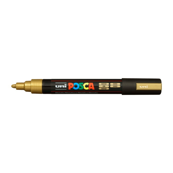 Marker UNI POSCA PC-5M 1.8 - 2.5 MM – arany (25)