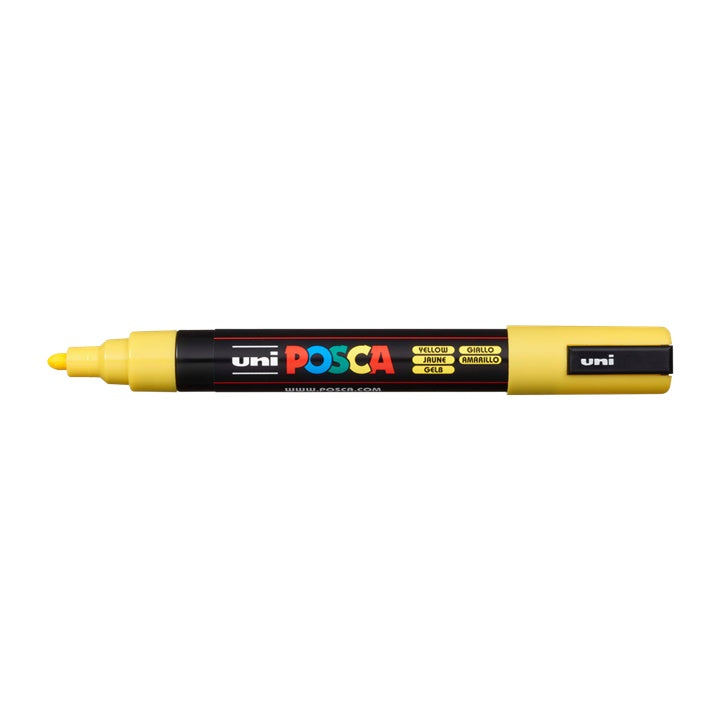 Marker UNI POSCA PC-5M 1.8 - 2.5 MM – Sárga (2)