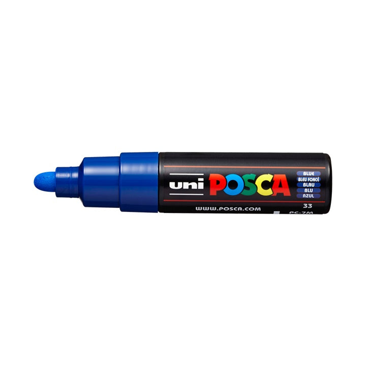 Marker UNI POSCA PC-7M 4.5 - 5.5 MM – kék (33)