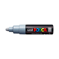 Marker UNI POSCA PC-7M 4.5 - 5.5 MM – szürke (37)