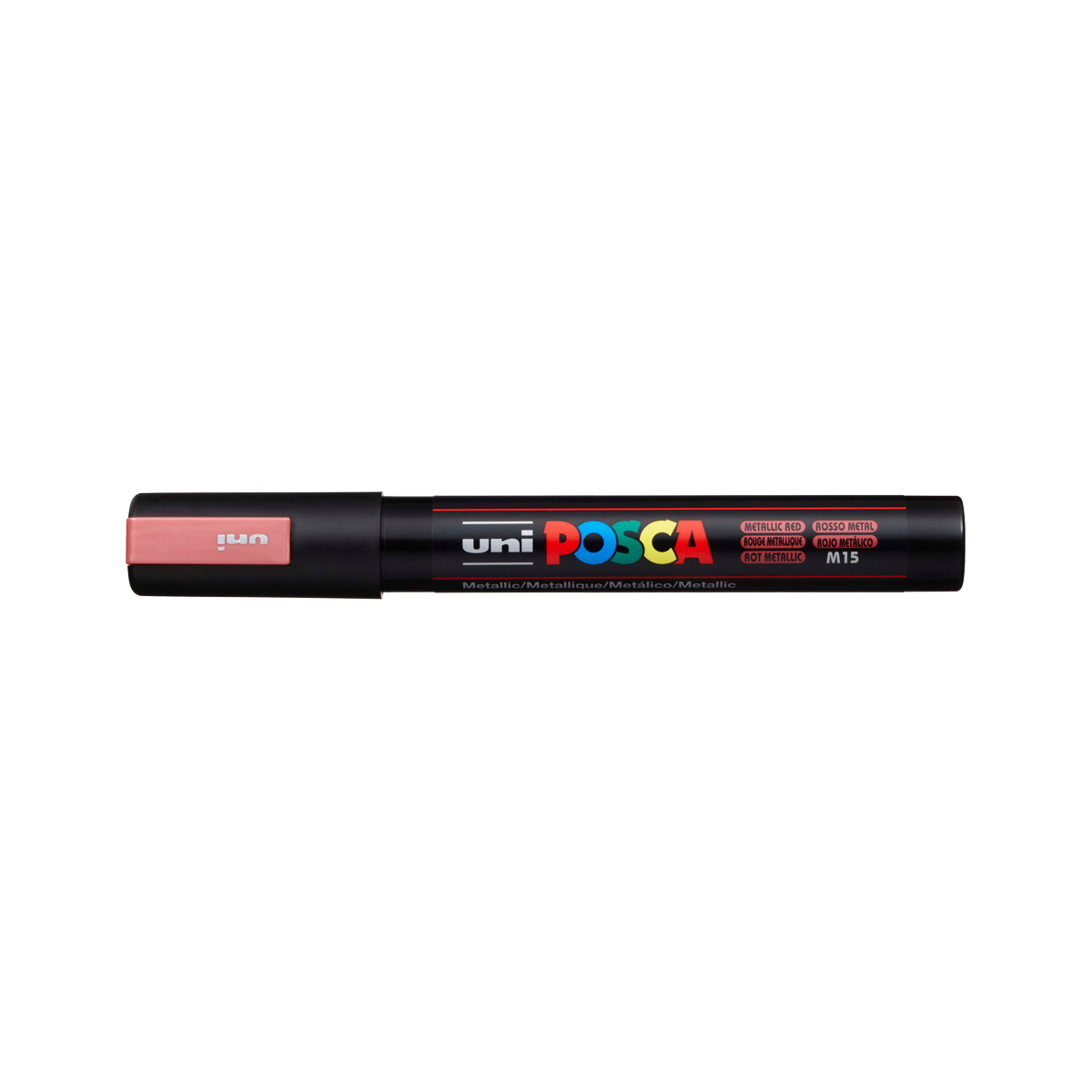 Posca akril marker PC-5M, 1,8 – 2,5 mm, metál piros (M15)