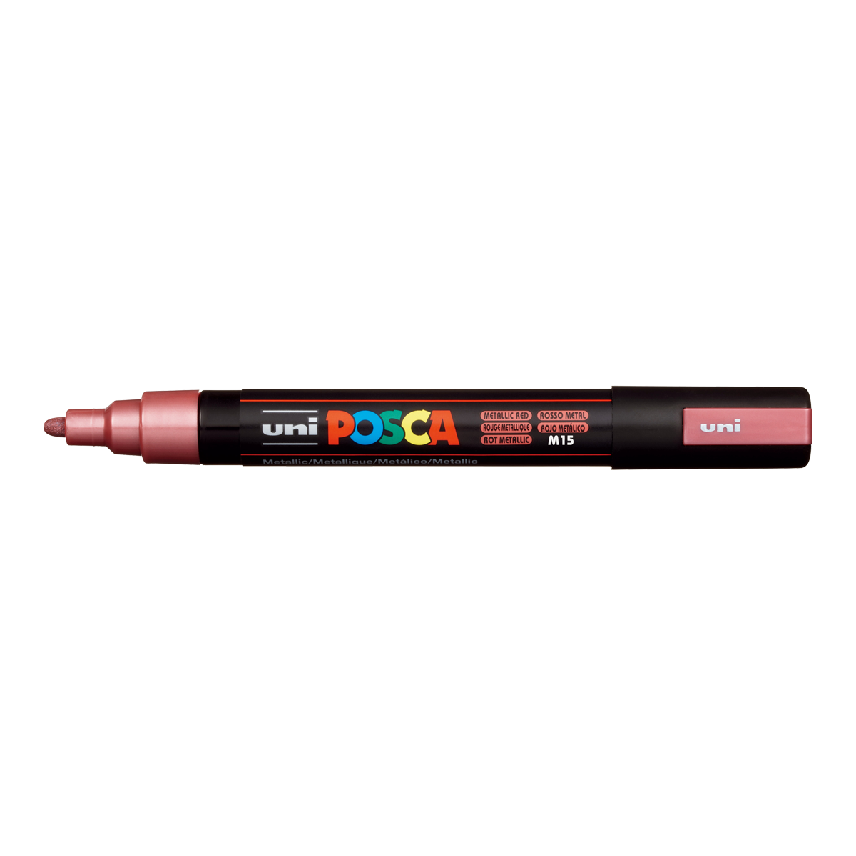 Posca akril marker PC-5M, 1,8 – 2,5 mm, metál piros (M15)