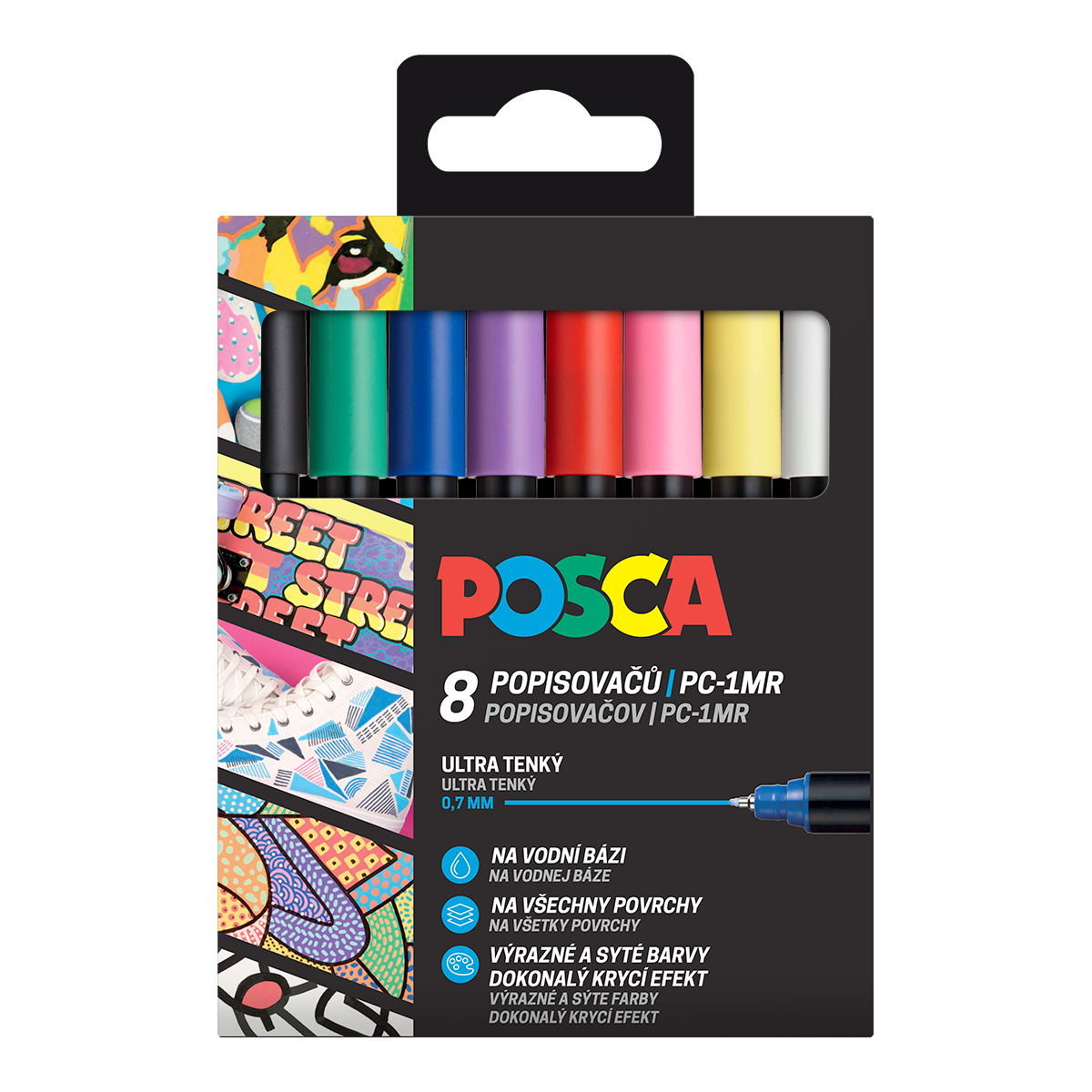 Posca akrilfilc készlet (8 db)