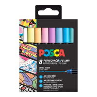 Posca filctoll készlet pasztell színek (8 db)