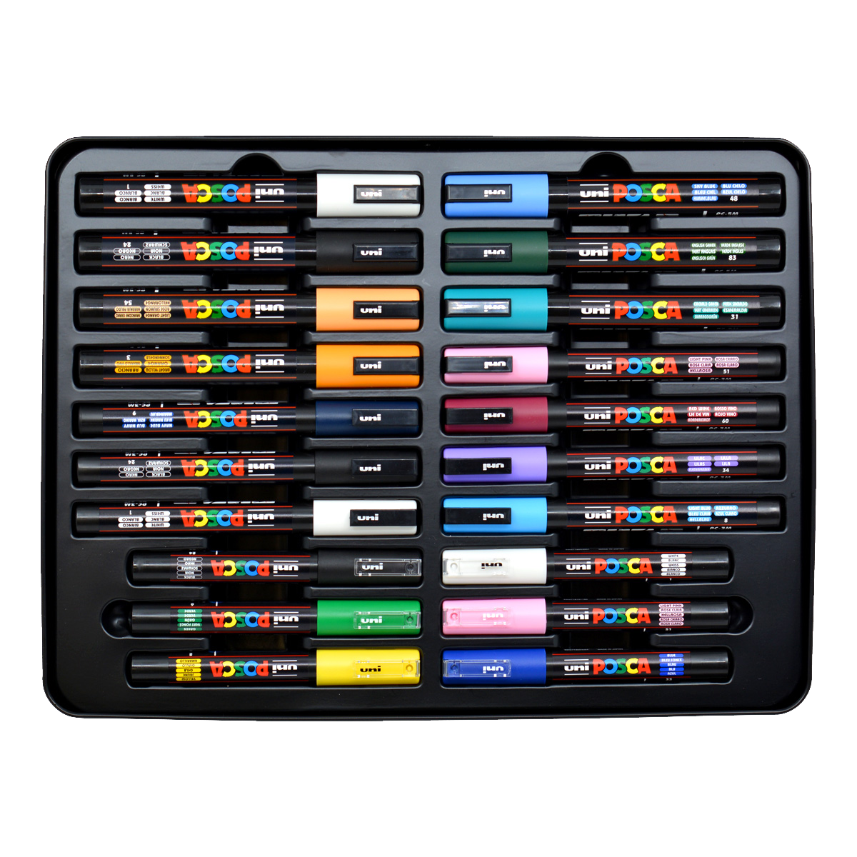 Posca GRAFFITI filctoll készlet, vegyes színek - 20 db