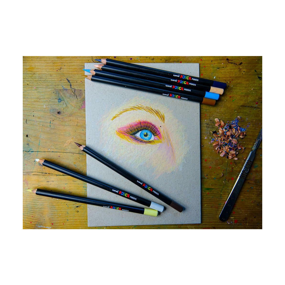 Posca KPE-200 36C olajpasztell készlet – vegyes színek