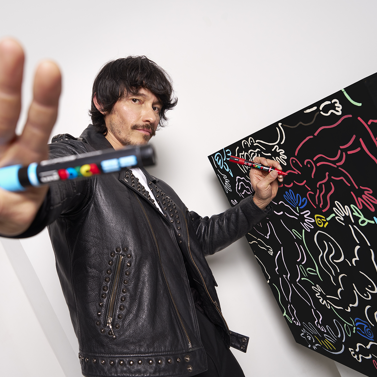 Posca PC-5BR akril marker, 1 – 4 mm, korallrózsaszín (66)