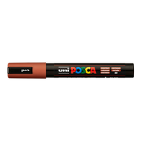Posca PC-5M akril filctoll, 1,8 – 2,5 mm, gesztenyebarna (20)