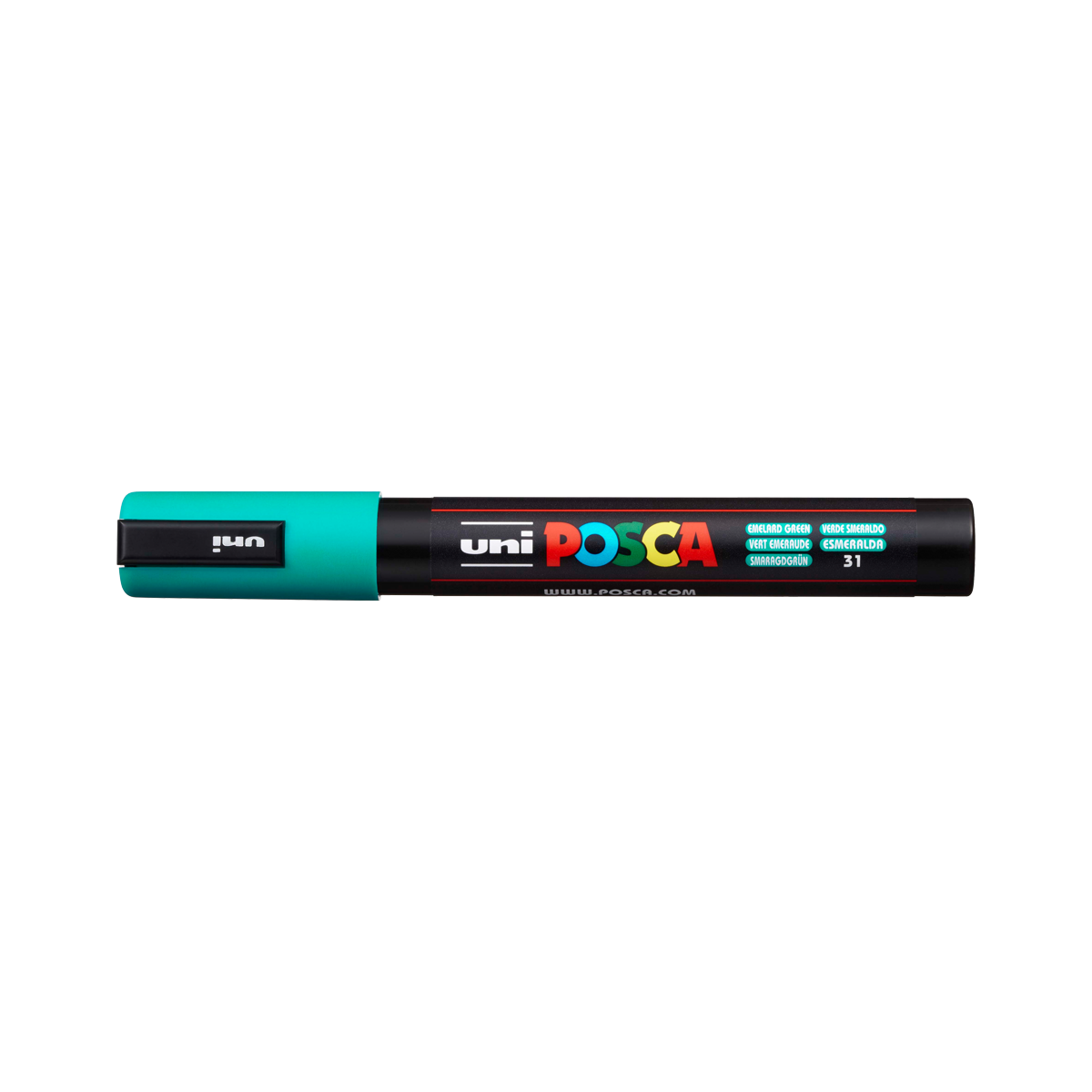 Posca PC-5M akril filctoll, 1,8 – 2,5 mm, smaragdzöld (31)