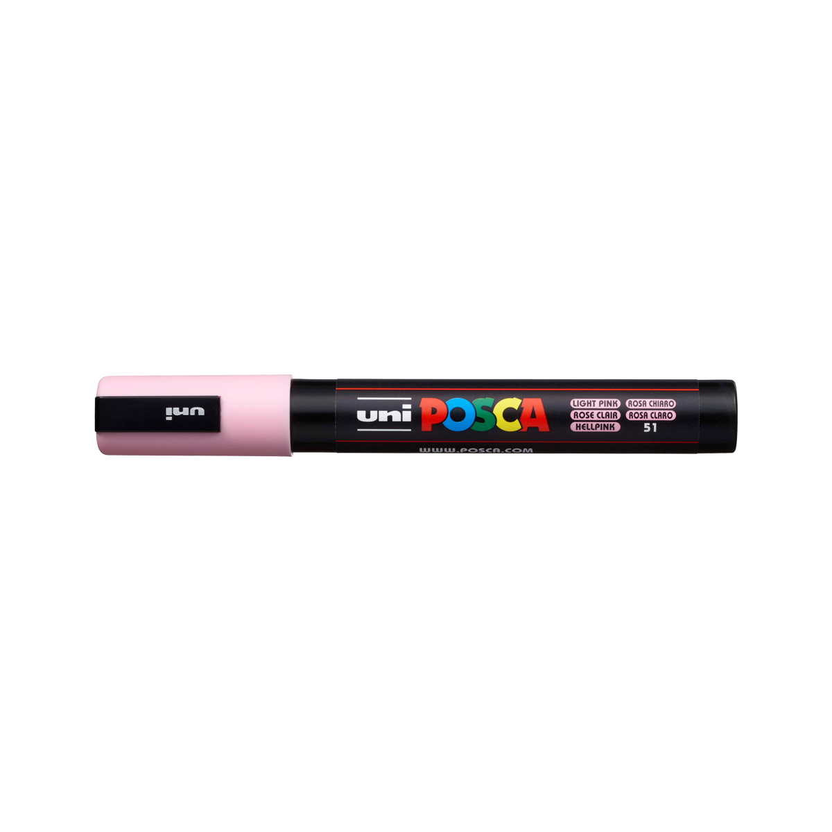 Posca PC-5M akril filctoll, 1,8 - 2,5 mm, világosrózsaszín (51)
