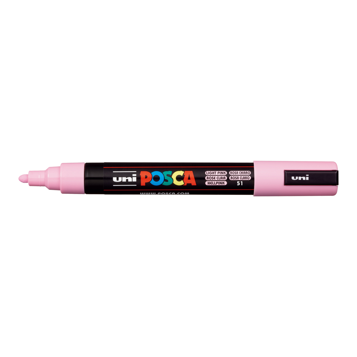 Posca PC-5M akril filctoll, 1,8 - 2,5 mm, világosrózsaszín (51)