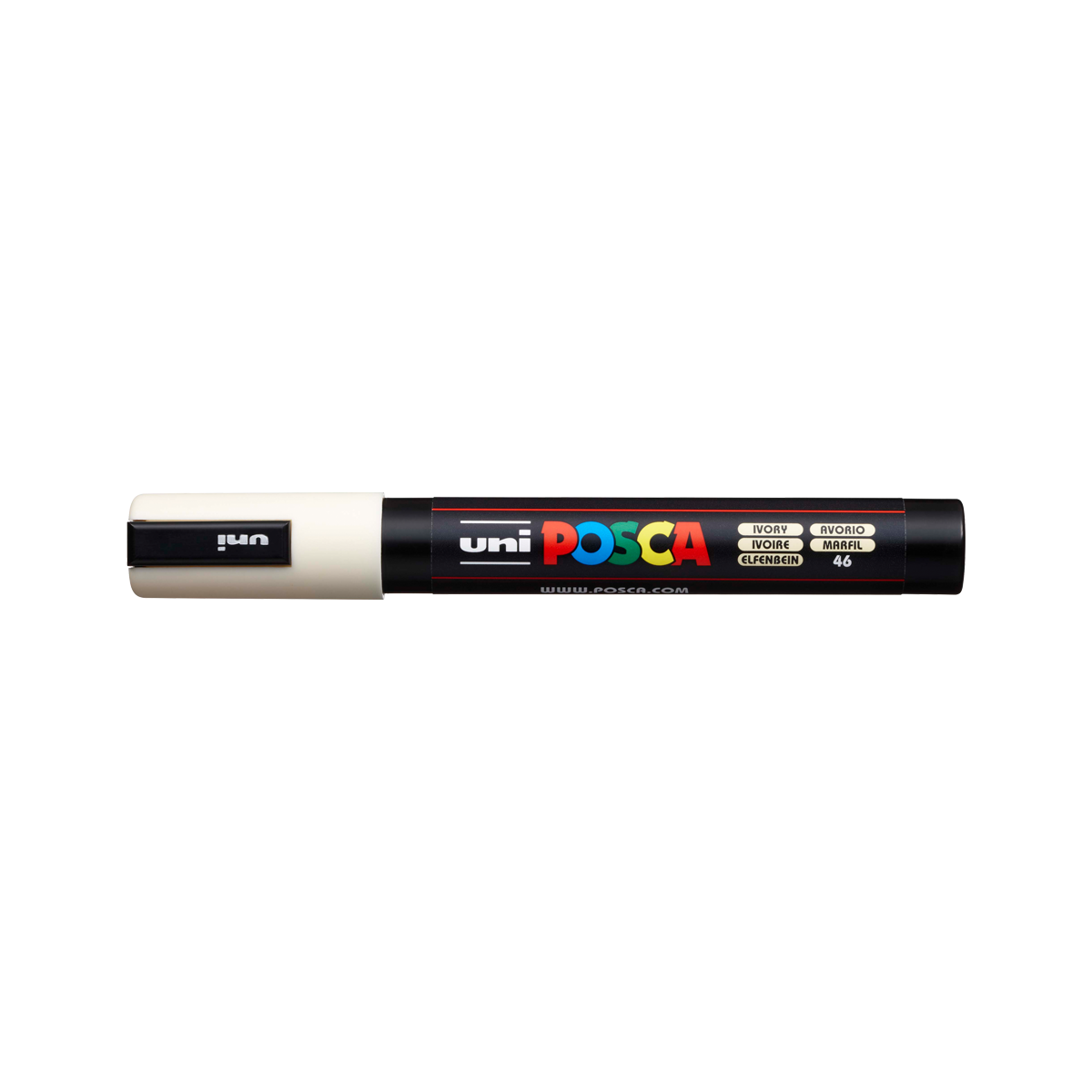 Posca PC-5M akril marker, 1,8 – 2,5 mm, krémszín