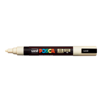 Posca PC-5M akril marker, 1,8 – 2,5 mm, krémszín