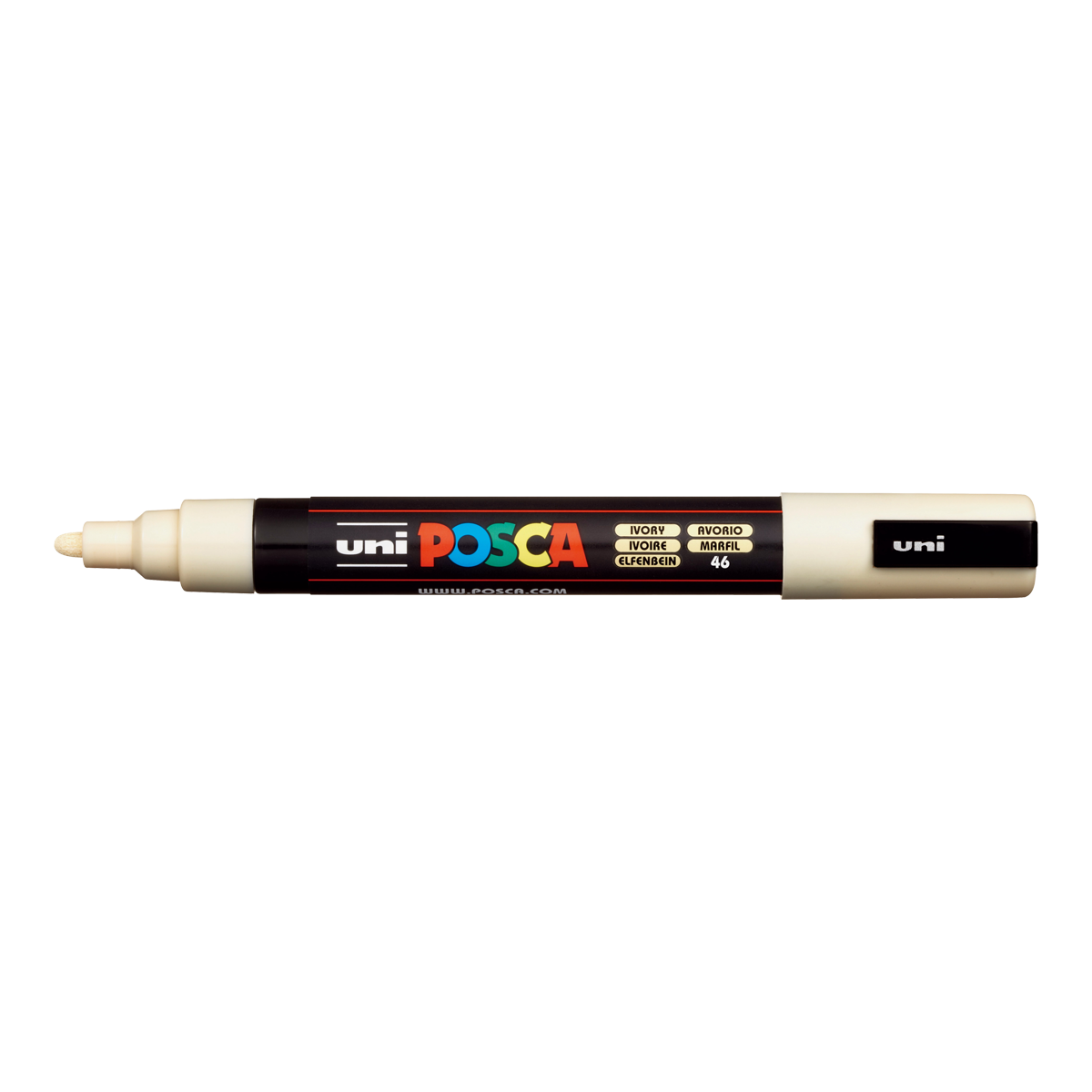 Posca PC-5M akril marker, 1,8 – 2,5 mm, krémszín