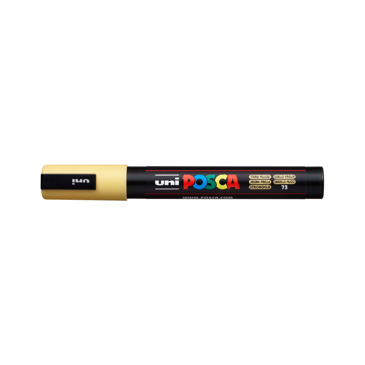 Posca PC-5M akril marker, 1,8 – 2,5 mm, szalmasárga (73)