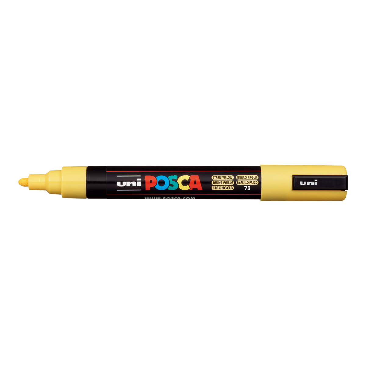 Posca PC-5M akril marker, 1,8 – 2,5 mm, szalmasárga (73)