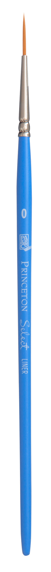 PRINCETON Select szintetikus liner ecset rövid nyéllel – 0
