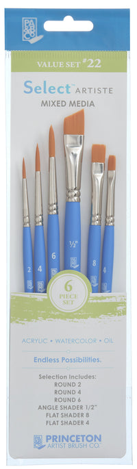 PRINCETON Select univerzális ecsetkészlet – 6 db-os