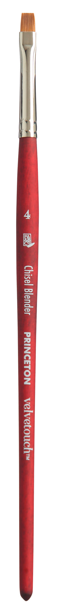 PRINCETON Velvetouch univerzális Chisel Blender ecset rövid nyéllel – 4