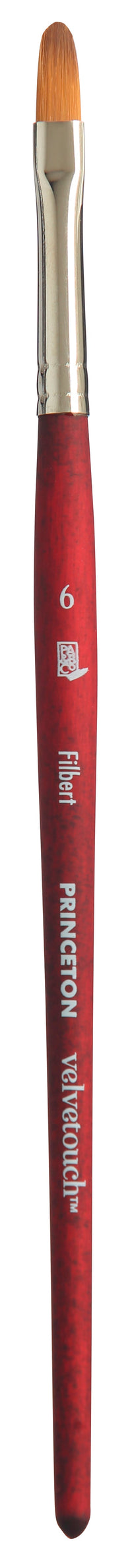 PRINCETON Velvetouch Filbert univerzális ecset rövid nyéllel – 6
