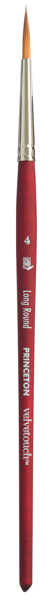 PRINCETON Velvetouch univerzális Long Round kerek ecset rövid nyéllel – 4