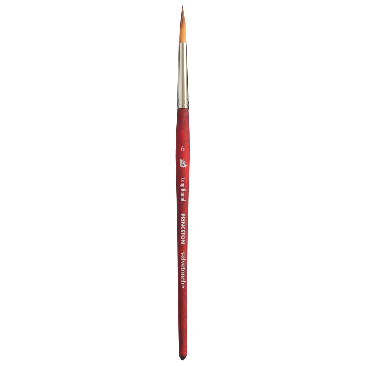 PRINCETON Velvetouch univerzális Long Round kerek ecset rövid nyéllel – 6