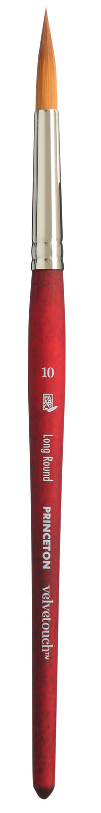 PRINCETON Velvetouch univerzális Long Round kerek ecset rövid nyéllel – 10