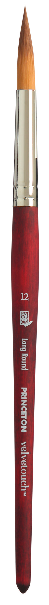 PRINCETON Velvetouch univerzális Long Round kerek ecset rövid nyéllel – 12