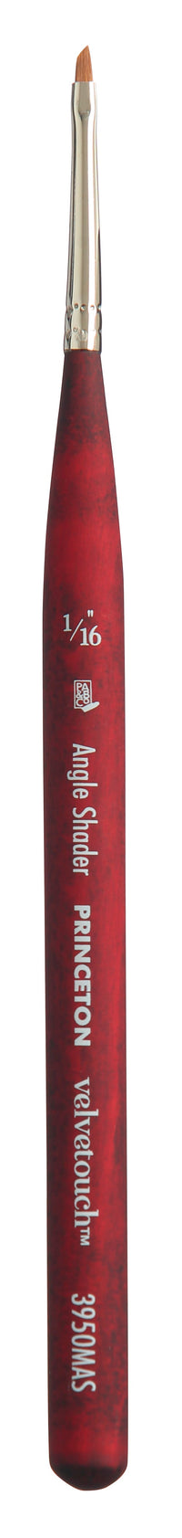 PRINCETON Velvetouch Angle Shader mini ferde ecset 2 mm