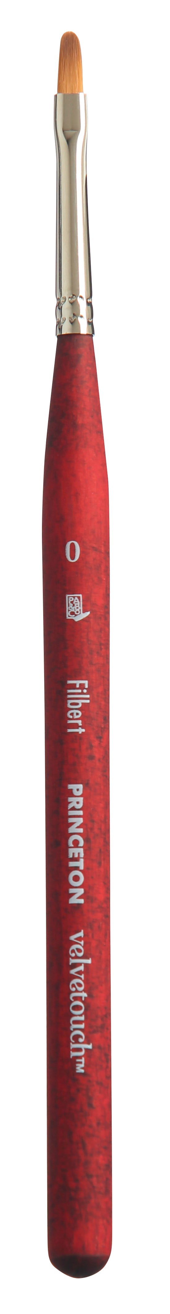 PRINCETON Velvetouch Filbert mini univerzális ecset - 0-s méret