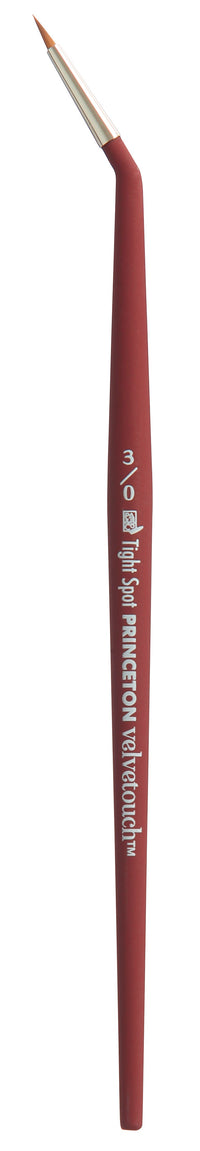 PRINCETON Velvetouch univerzális ecset Angled Spotter 3/0 méret