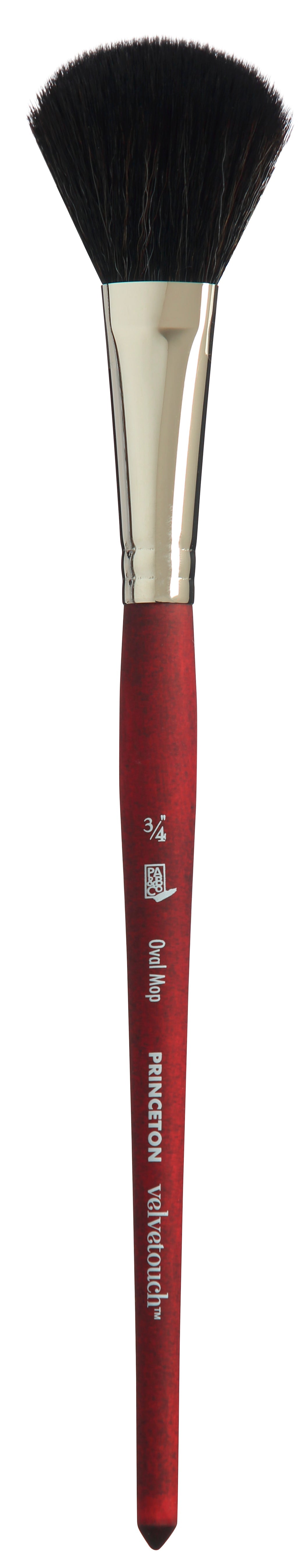PRINCETON Velvetouch Oval Mop univerzális ecset rövid nyéllel