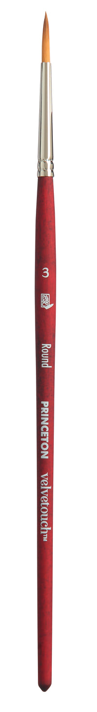 PRINCETON Velvetouch univerzális kerek ecset rövid nyéllel – 3