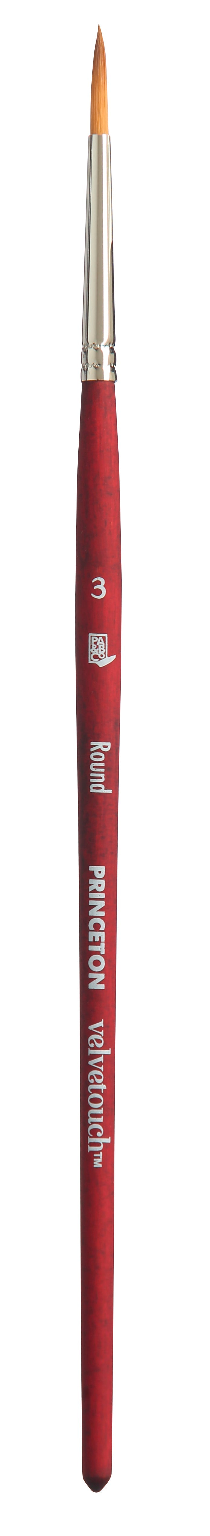 PRINCETON Velvetouch univerzális kerek ecset rövid nyéllel – 3