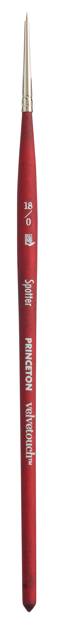 PRINCETON Velvetouch Spotter univerzális részletező ecset rövid nyéllel – 18/0