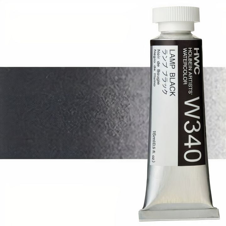 Professzionális Holbein Artists akvarellfestékek 15 ml – lámpafekete
