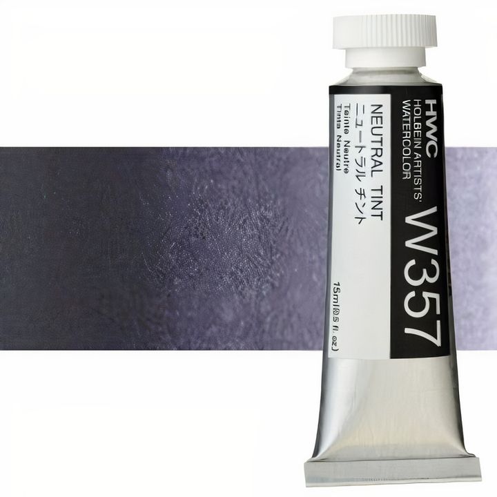 Professzionális Holbein Artists akvarellfestékek 15 ml – semleges árnyalat