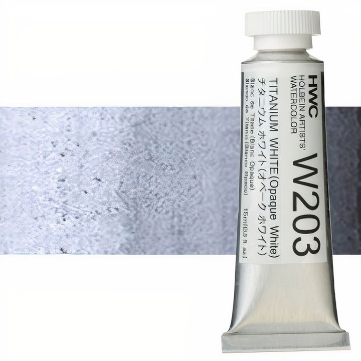 Professzionális Holbein Artists akvarellfestékek 15 ml – titánfehér