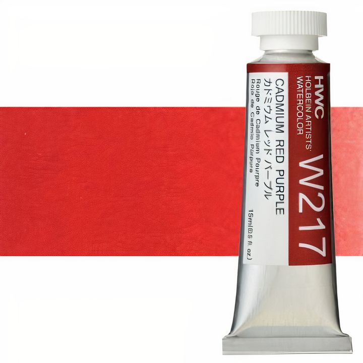 Professzionális Holbein Artists akvarellfestékek 15 ml – kadmium vöröseslila