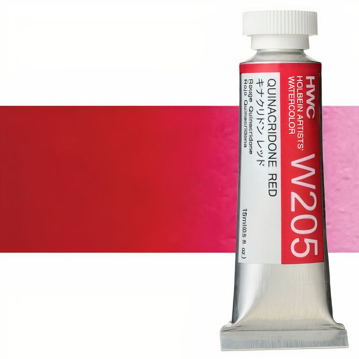 Professzionális Holbein Artists akvarellfestékek 15 ml – kinakridon vörös