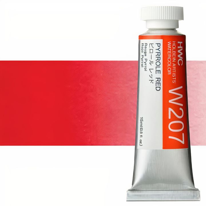 Professzionális Holbein Artists akvarellfestékek 15 ml – pyrrol vörös