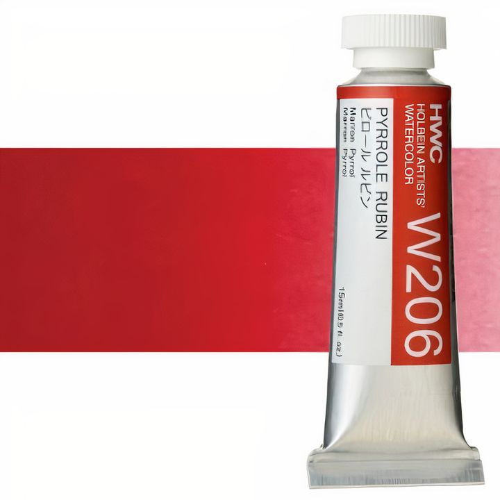 Professzionális Holbein Artists akvarellfestékek 15 ml – pyrrol rubin