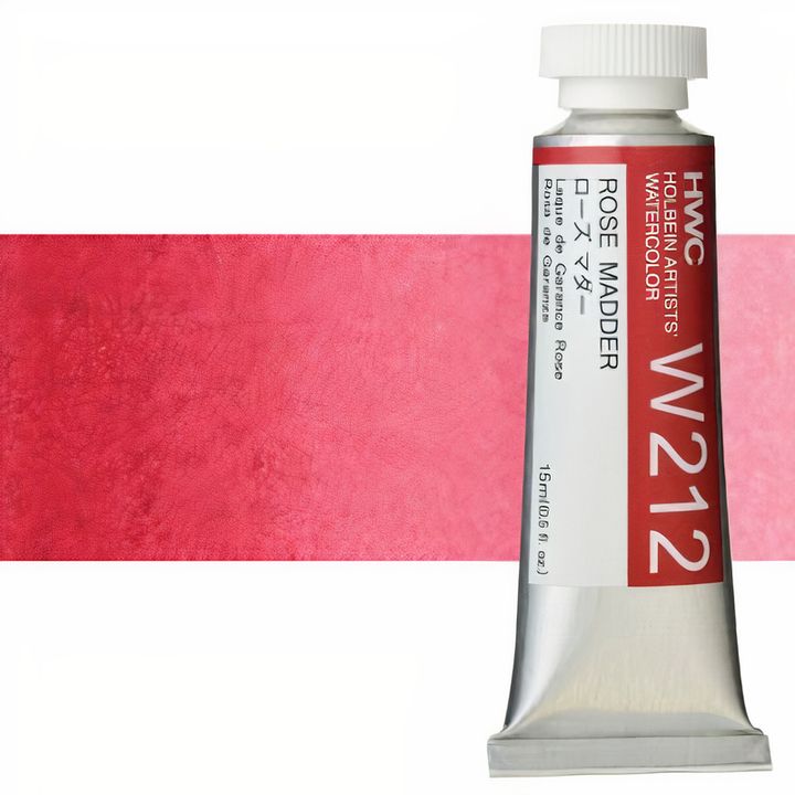 Professzionális Holbein Artists akvarellfestékek 15 ml – rózsaszín krapp