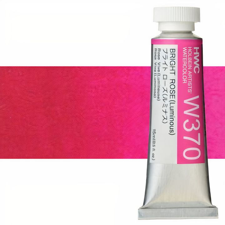 Professzionális Holbein Artists akvarellfestékek 15 ml – világos lumineszcens rózsaszín